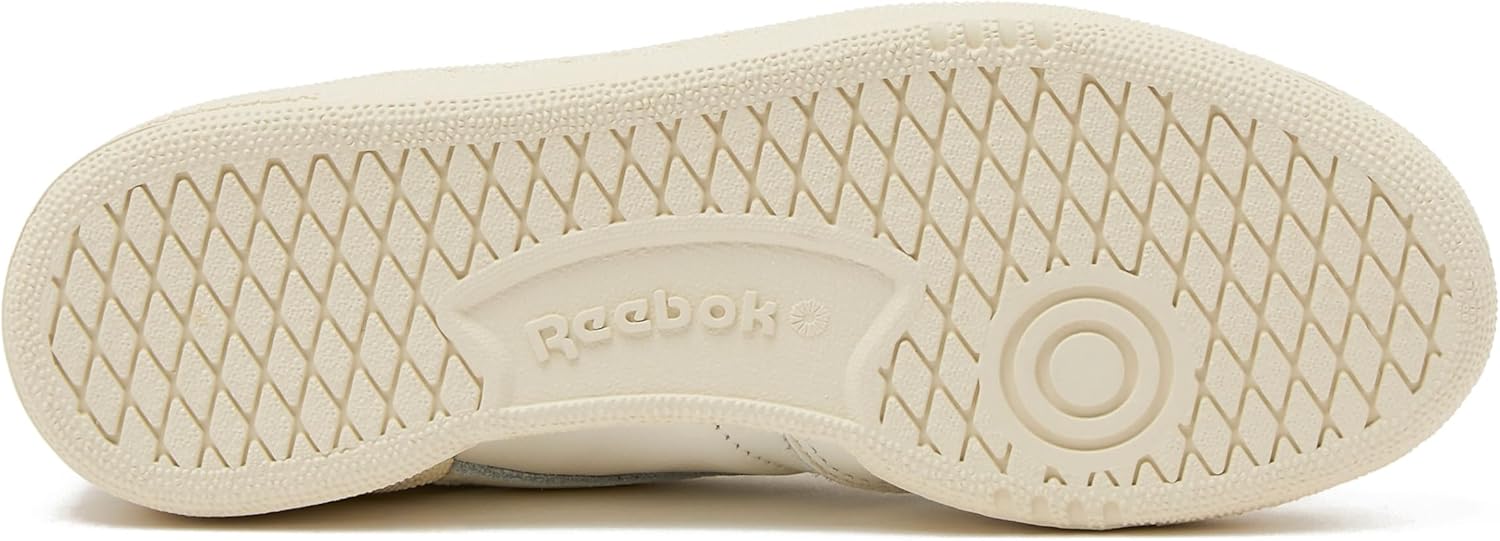 Reebok men's classic leather sneaker in white and navy, featuring the iconic side stripe and cushioned sole for all-day comfort โ view 4