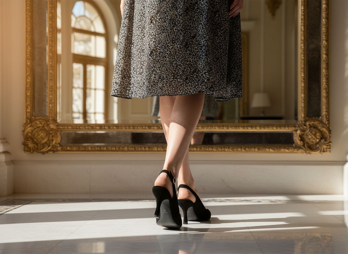 Neutral slingback kitten heels with pointed toe and backless design, suitable for wedding guests and formal events โ view 2