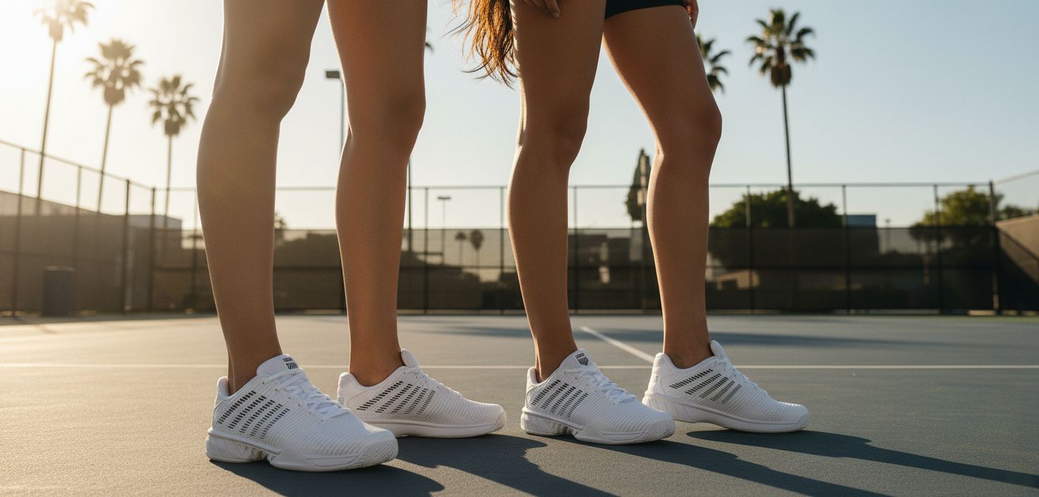 Neutral athletic tennis sneaker with responsive cushioning and court grip, designed for tennis players โ view 6