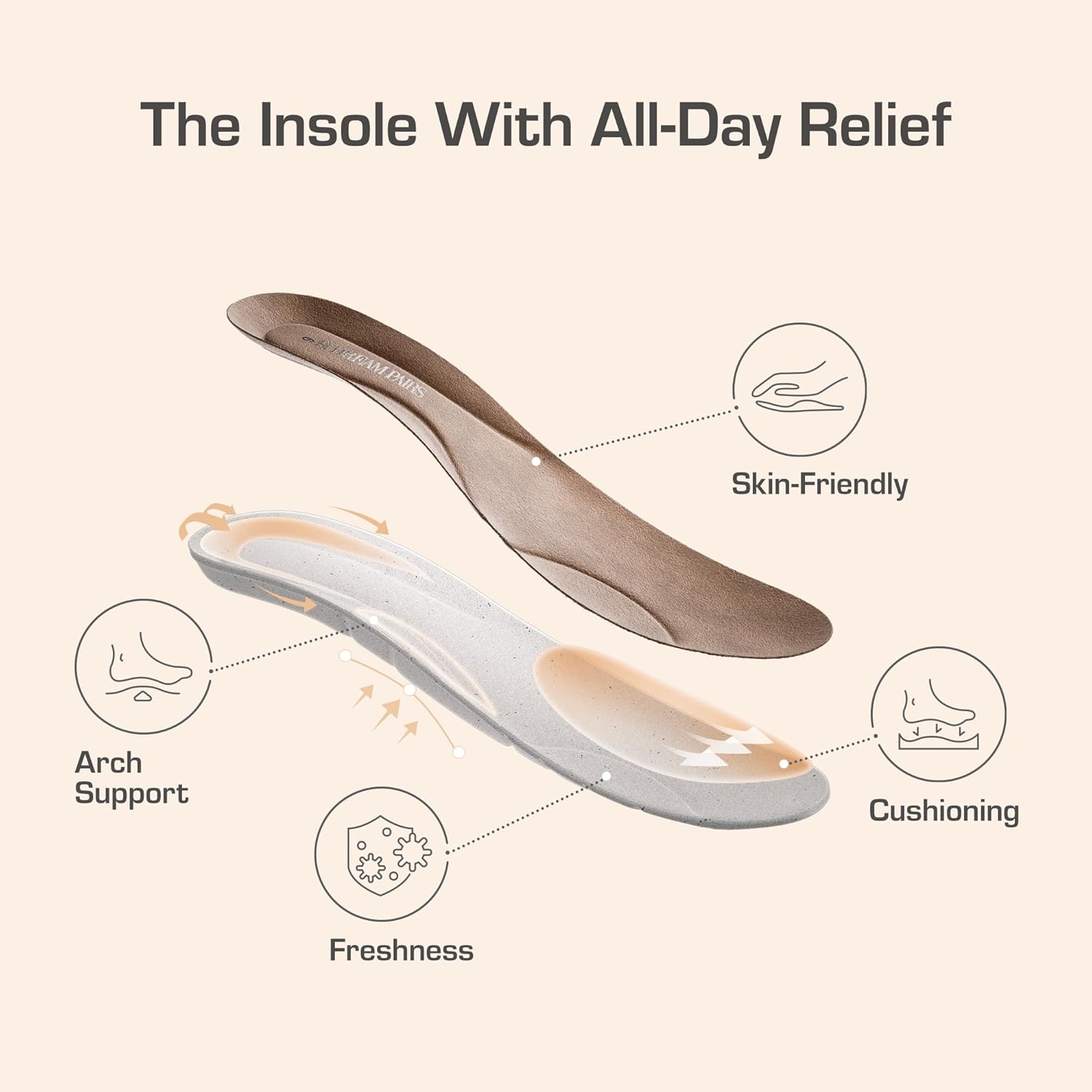 Neutral ballet Mary Jane flats with ankle strap, designed for comfortable office and work wear — view 2