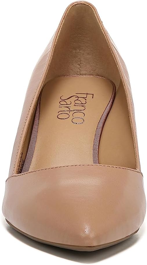 Classic neutral pump heel with polished finish, designed for work and casual wear — view 2
