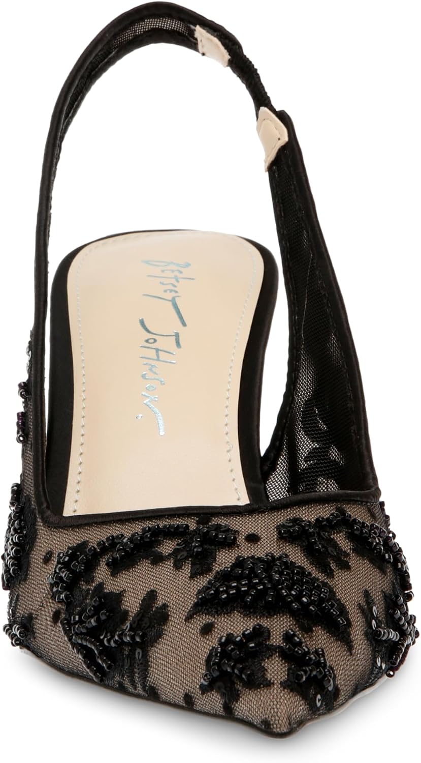 Glamorous neutral pump heel for date night and wedding guest occasions — view 2