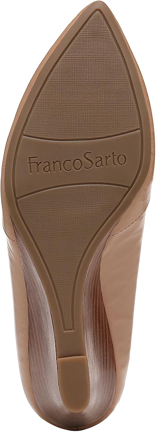 Classic neutral pump heel with polished finish, designed for work and casual wear — view 4