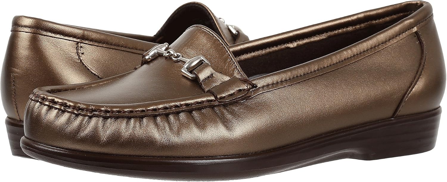Neutral classic comfort bit loafer with cushioned sole, displayed on a white background — detail