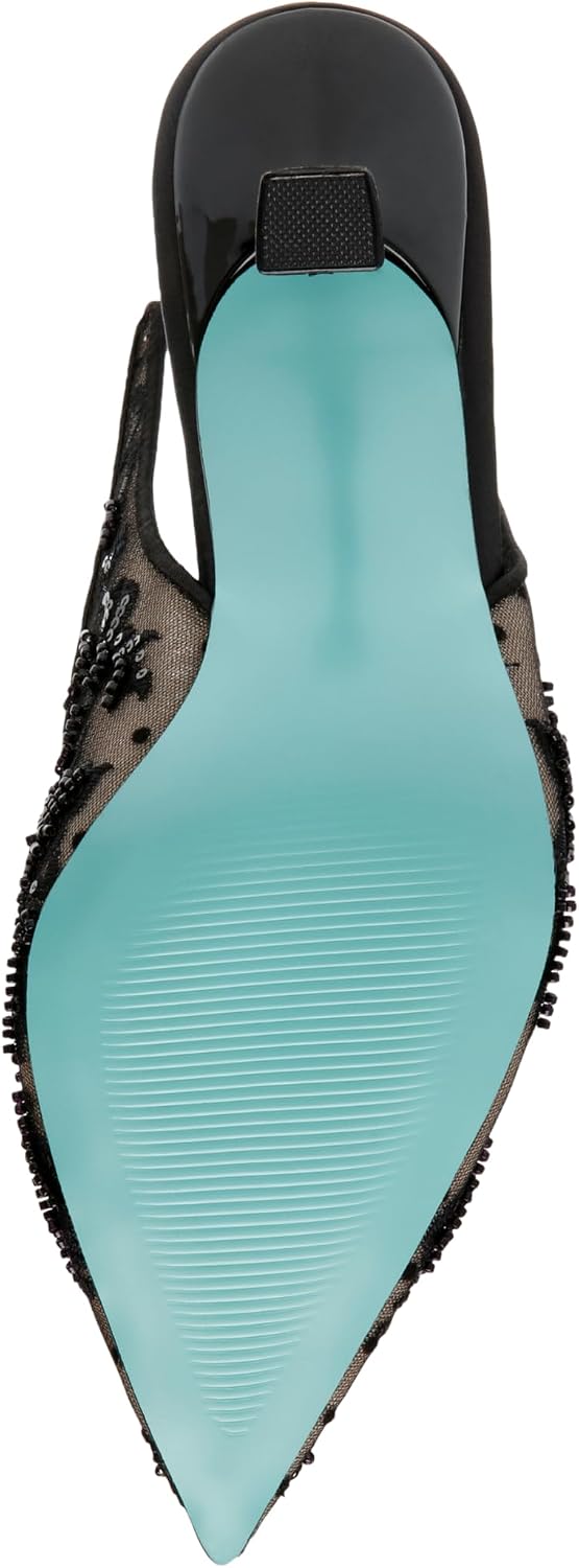 Glamorous neutral pump heel for date night and wedding guest occasions — view 4