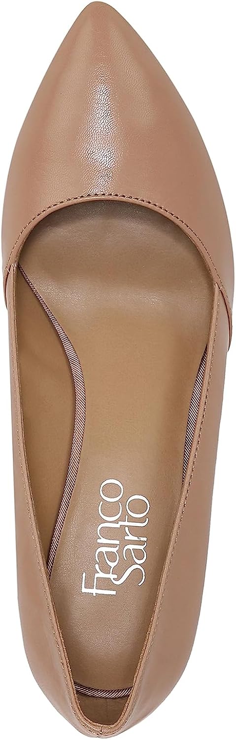 Classic neutral pump heel with polished finish, designed for work and casual wear — view 2