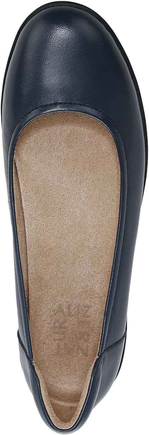 Naturalizer Flexy ballet flat in neutral tone, shown from the side on a neutral background — view 2