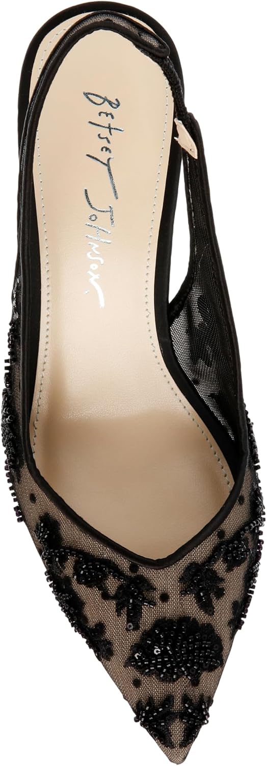 Glamorous neutral pump heel for date night and wedding guest occasions — view 2