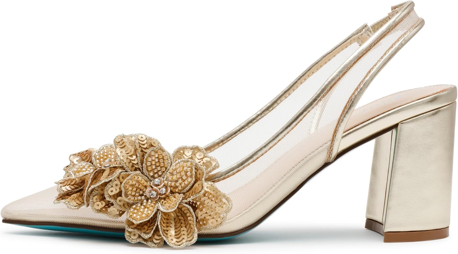 Glamorous neutral-toned pump heel styled for date night and wedding guest occasions — view 3
