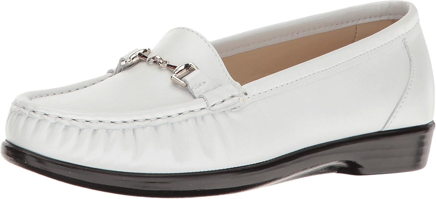 Neutral classic comfort bit loafer with cushioned sole, displayed on a white background โ view 4