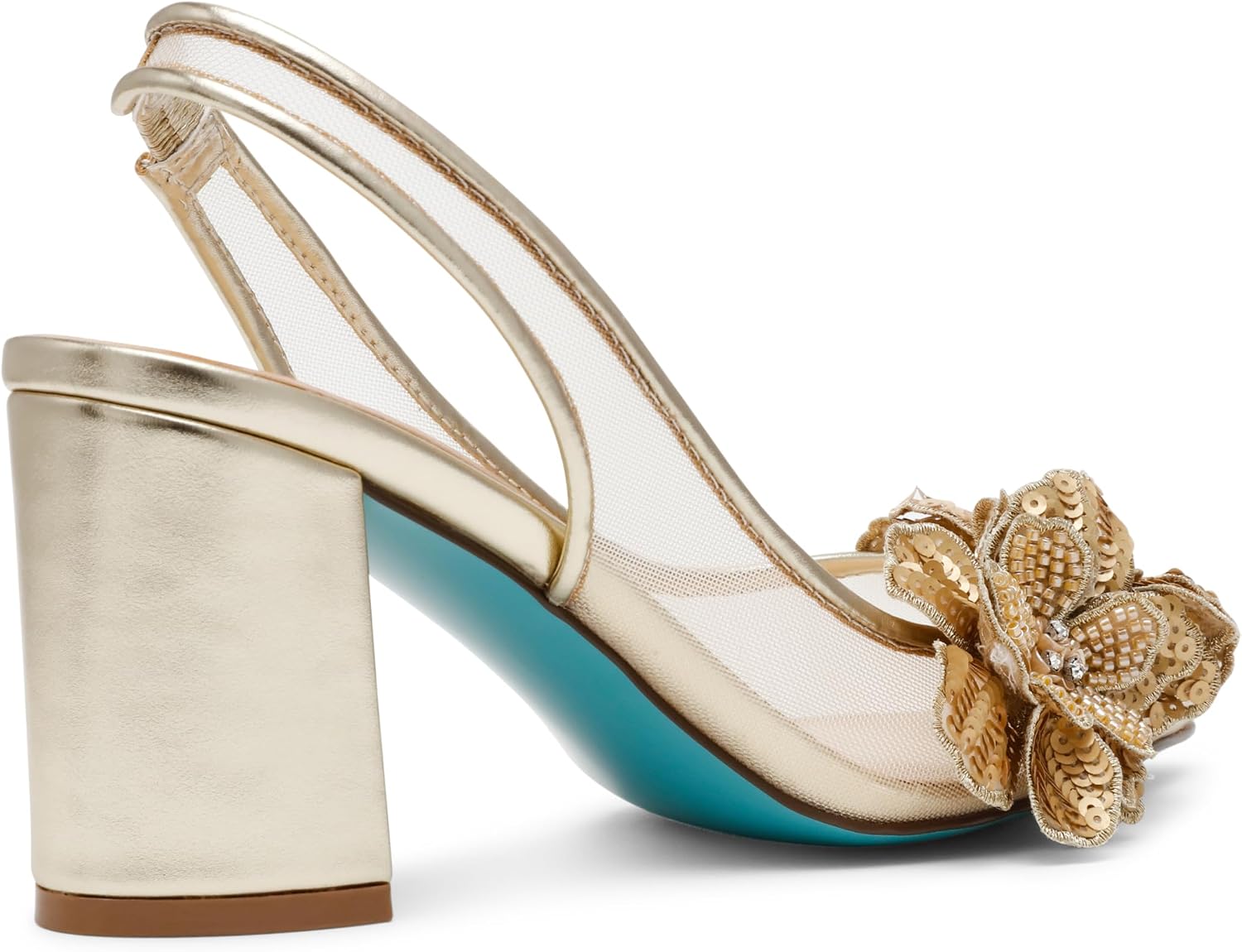 Glamorous neutral-toned pump heel styled for date night and wedding guest occasions — view 4