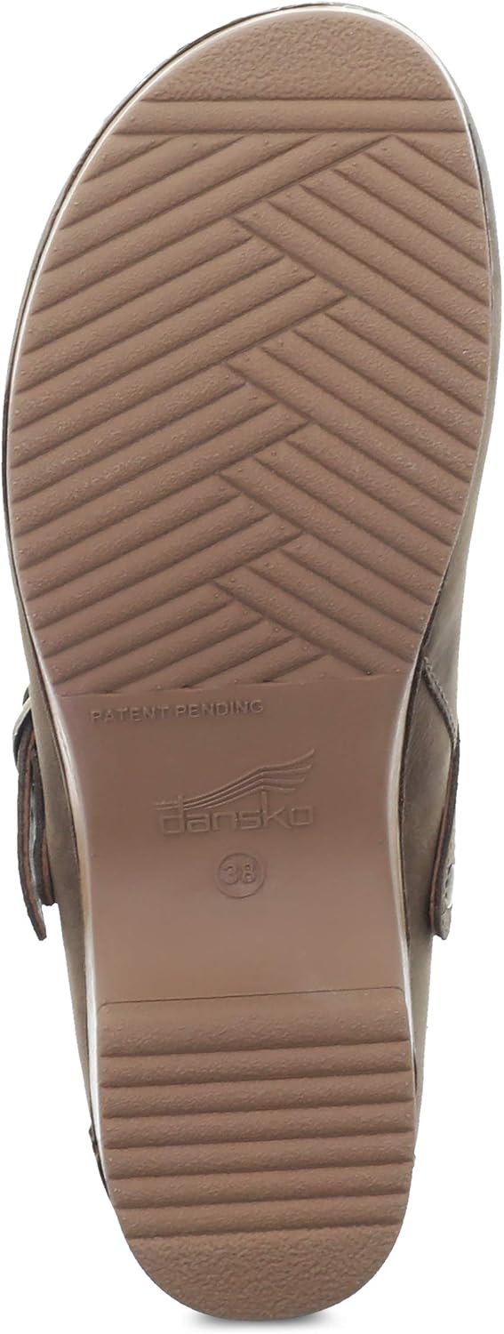 Berry slip-on mule clogs with memory foam footbed and arch support, featuring a lightweight EVA outsole for all-day comfort โ back