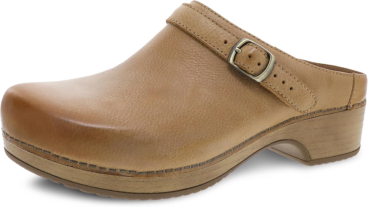 Berry slip-on mule clogs with memory foam footbed and arch support, featuring a lightweight EVA outsole for all-day comfort — view 4