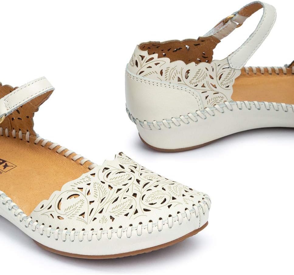 PIKOLINOS P. Vallarta Women’s Semi-Open Shoes | Leather | Hook-and-Loop Closure | Mid Heel | Size UK 2-8 — view 4