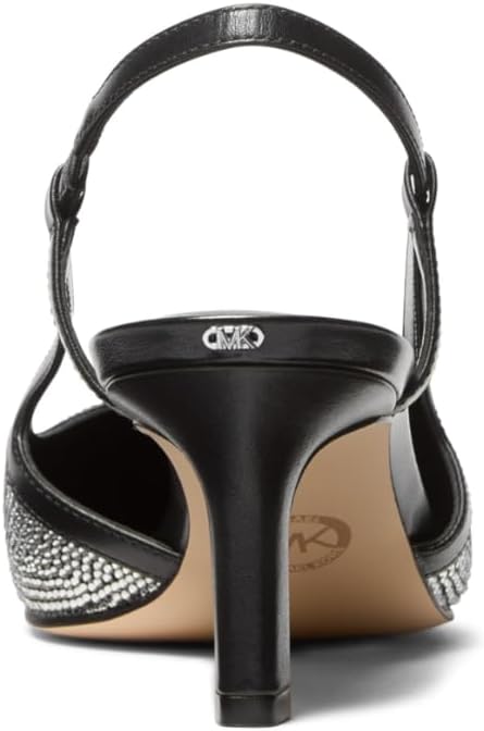 Classic neutral mid sling pump with sleek silhouette, ideal for professional and evening wear — view 3