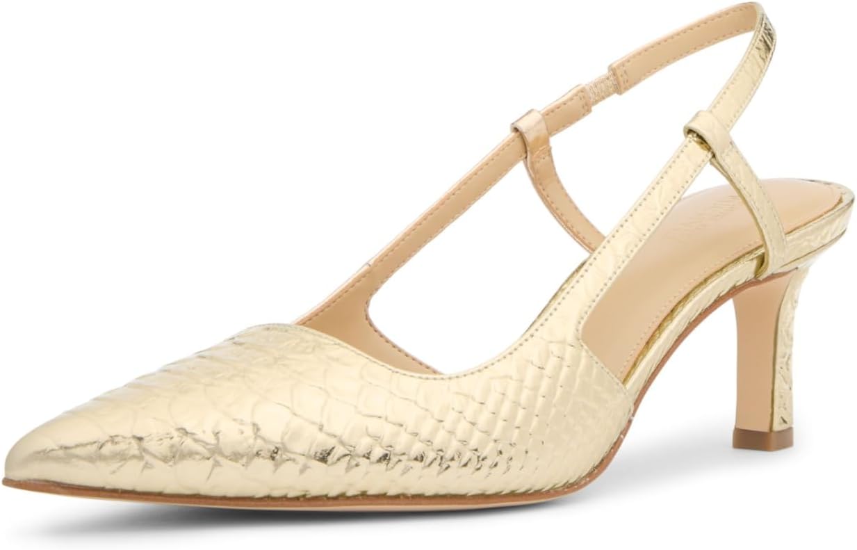 Classic neutral mid sling pump with sleek silhouette, ideal for professional and evening wear — view 4