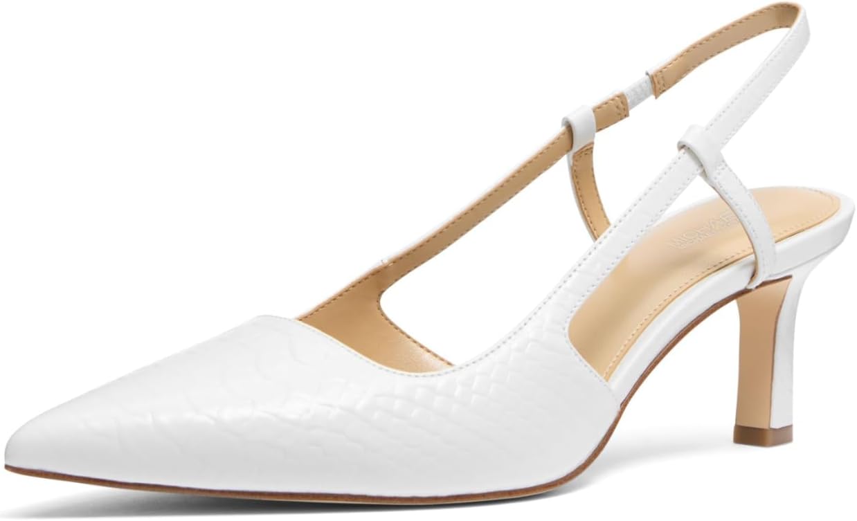 Classic neutral mid sling pump with sleek silhouette, ideal for professional and evening wear — view 6