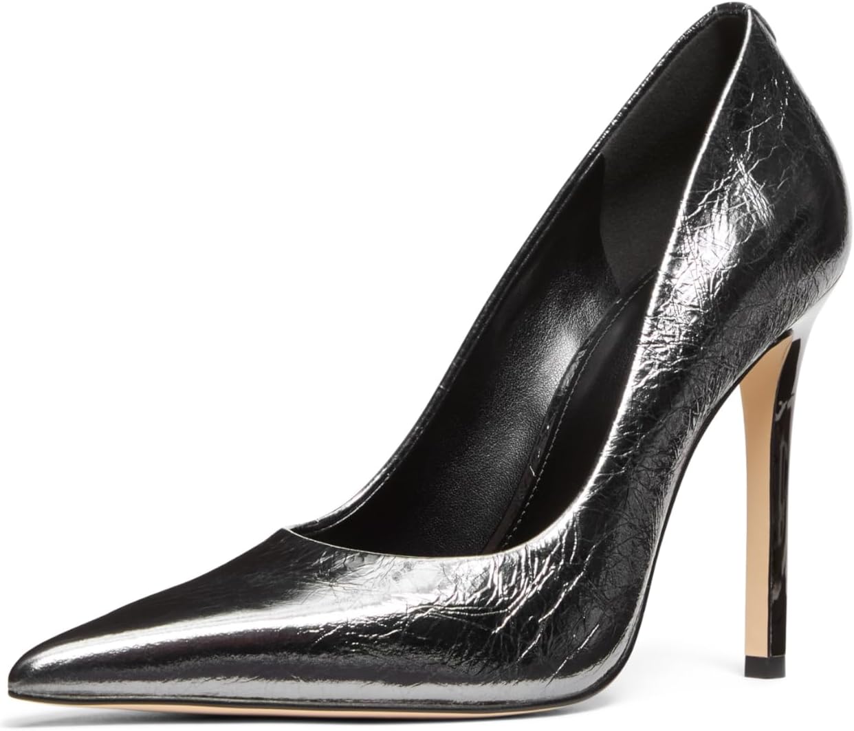 Neutral classic high pump heel in a sleek, polished design suitable for work and formal occasions — view 2
