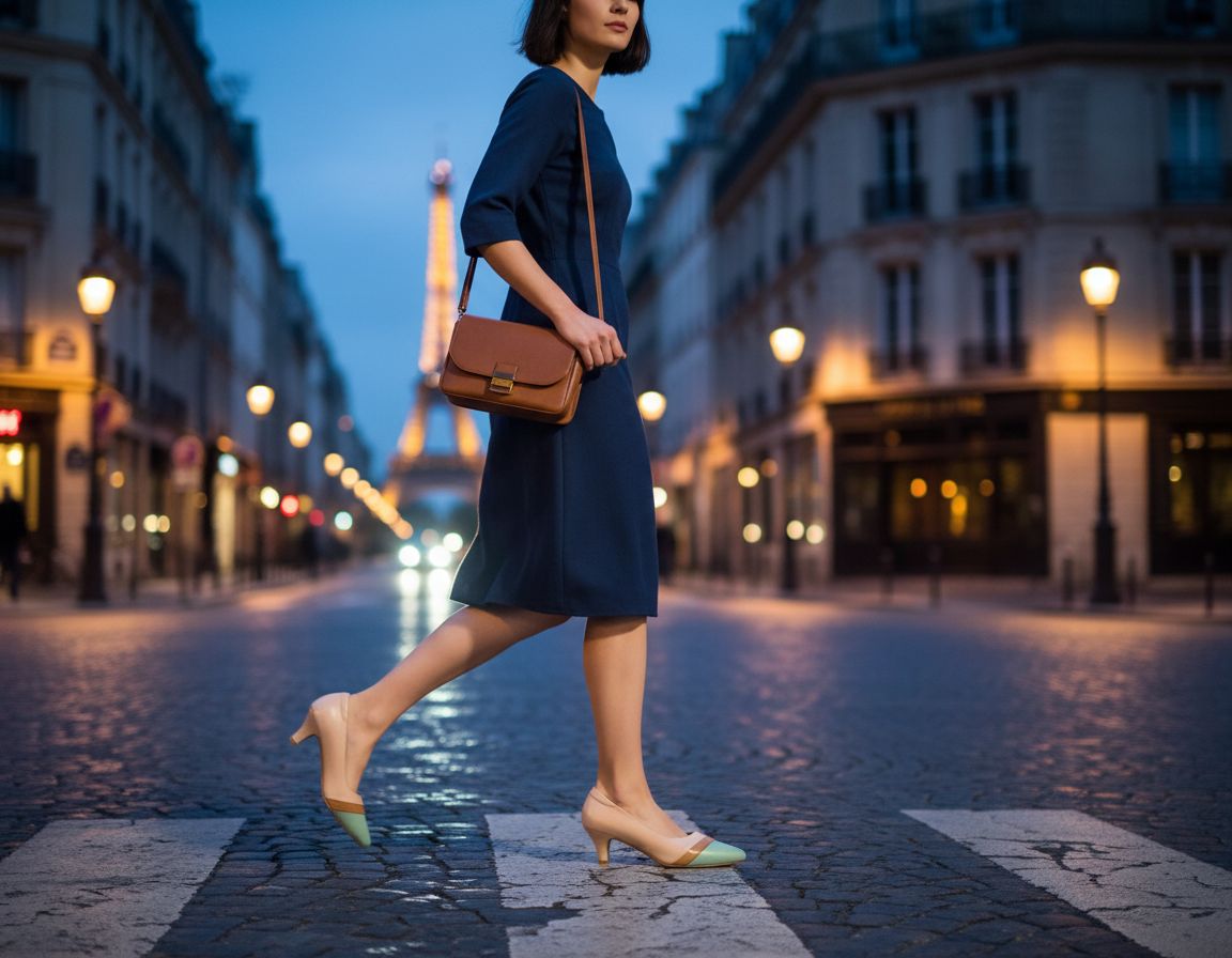 Neutral leather pointed-toe pump with medium heel, elegant and professional for work and formal occasions — view 3a