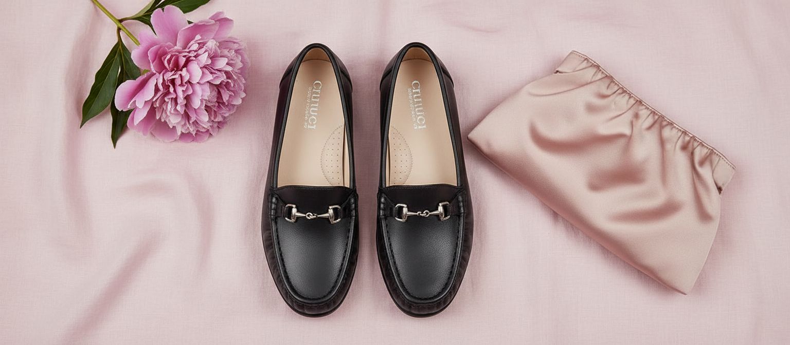 Neutral classic comfort bit loafer with cushioned sole, displayed on a white background — view 6