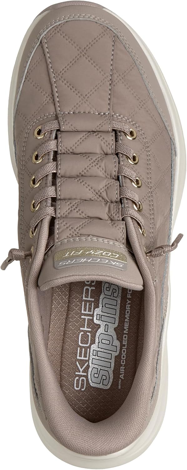 Skechers women's neutral athletic sneaker with cushioned sole, designed for casual and travel wear — view 3