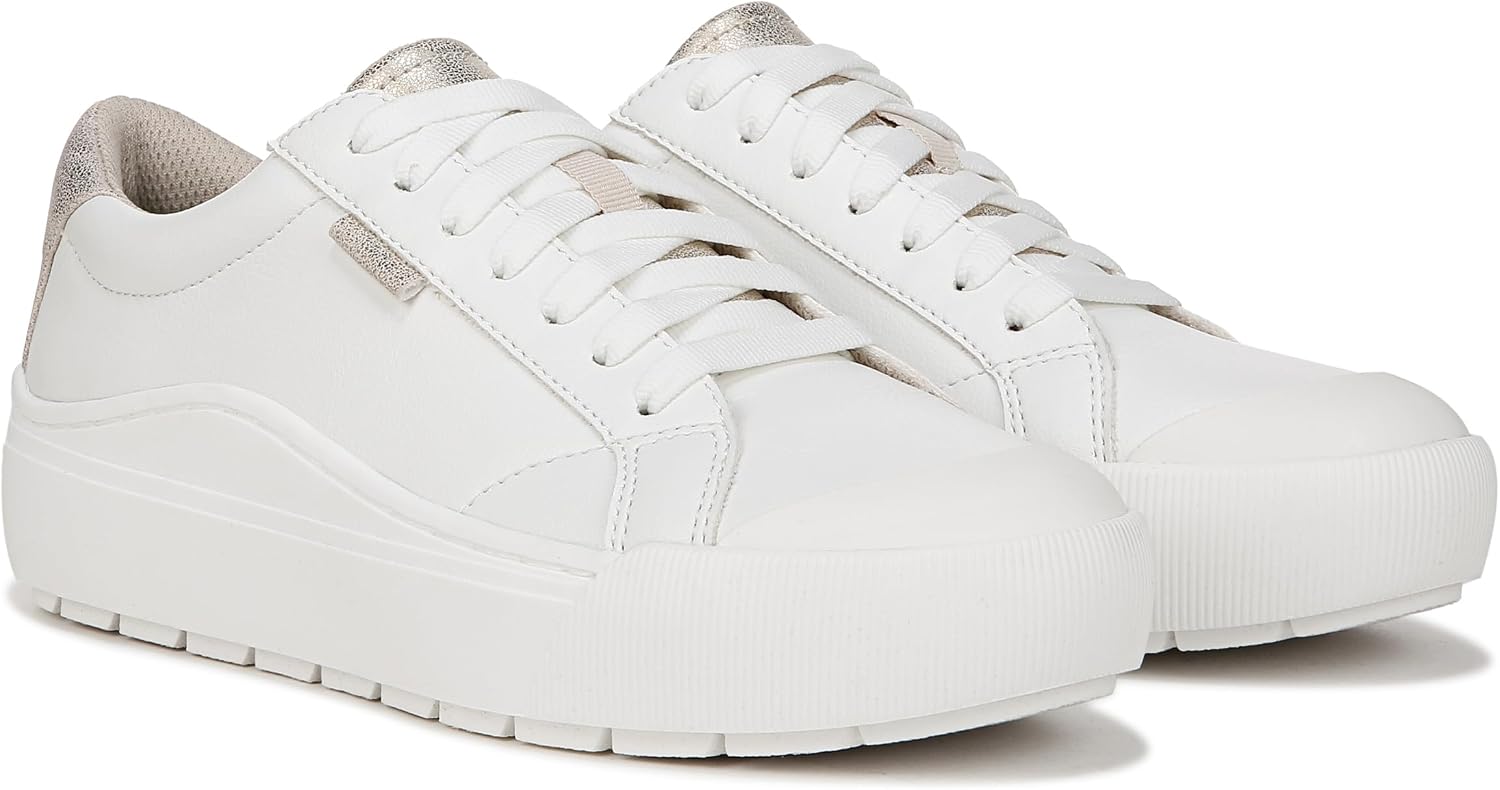Pair of minimalist white sneakers with neutral tone, designed for casual wear and travel — view 4