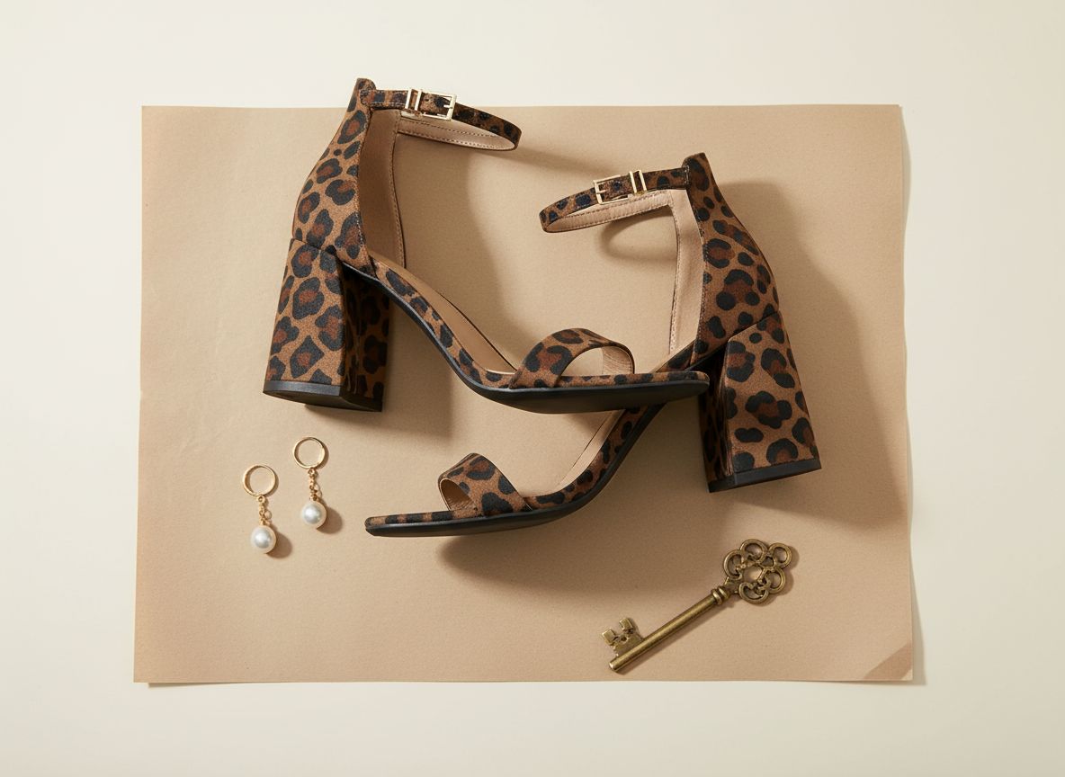 Neutral square heel sandals with minimalist design, displayed against a clean white background — view 6